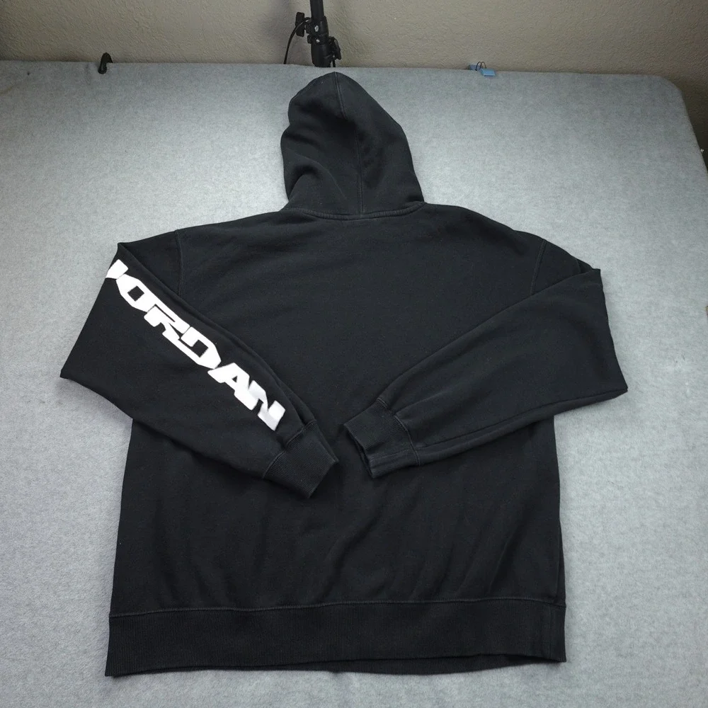 Jordan Hoodie Mens Medium Black Streetwear Pullover ‎ Graphic 23 Jumpman
